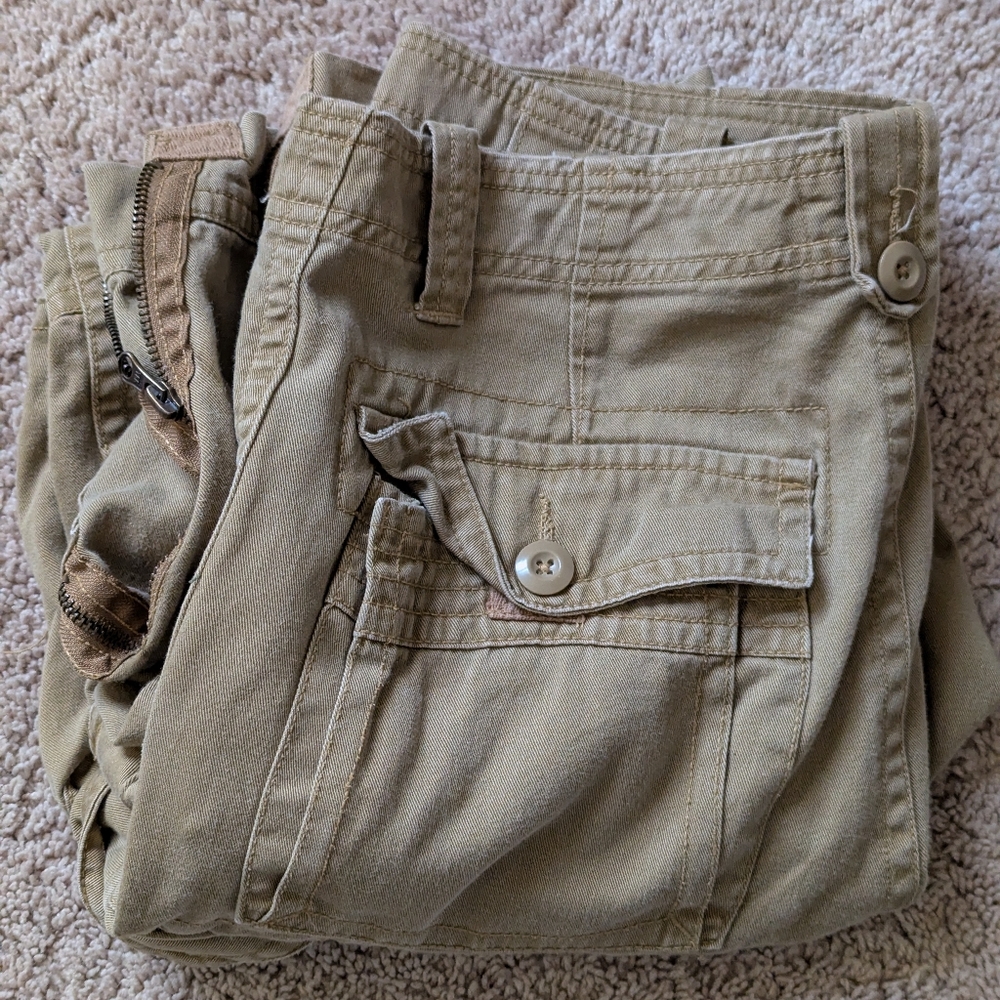 No boundaries men's tan cargos 32w32l